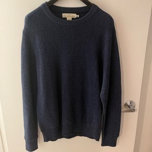 H&M Sweater Crew Neck Blue Large